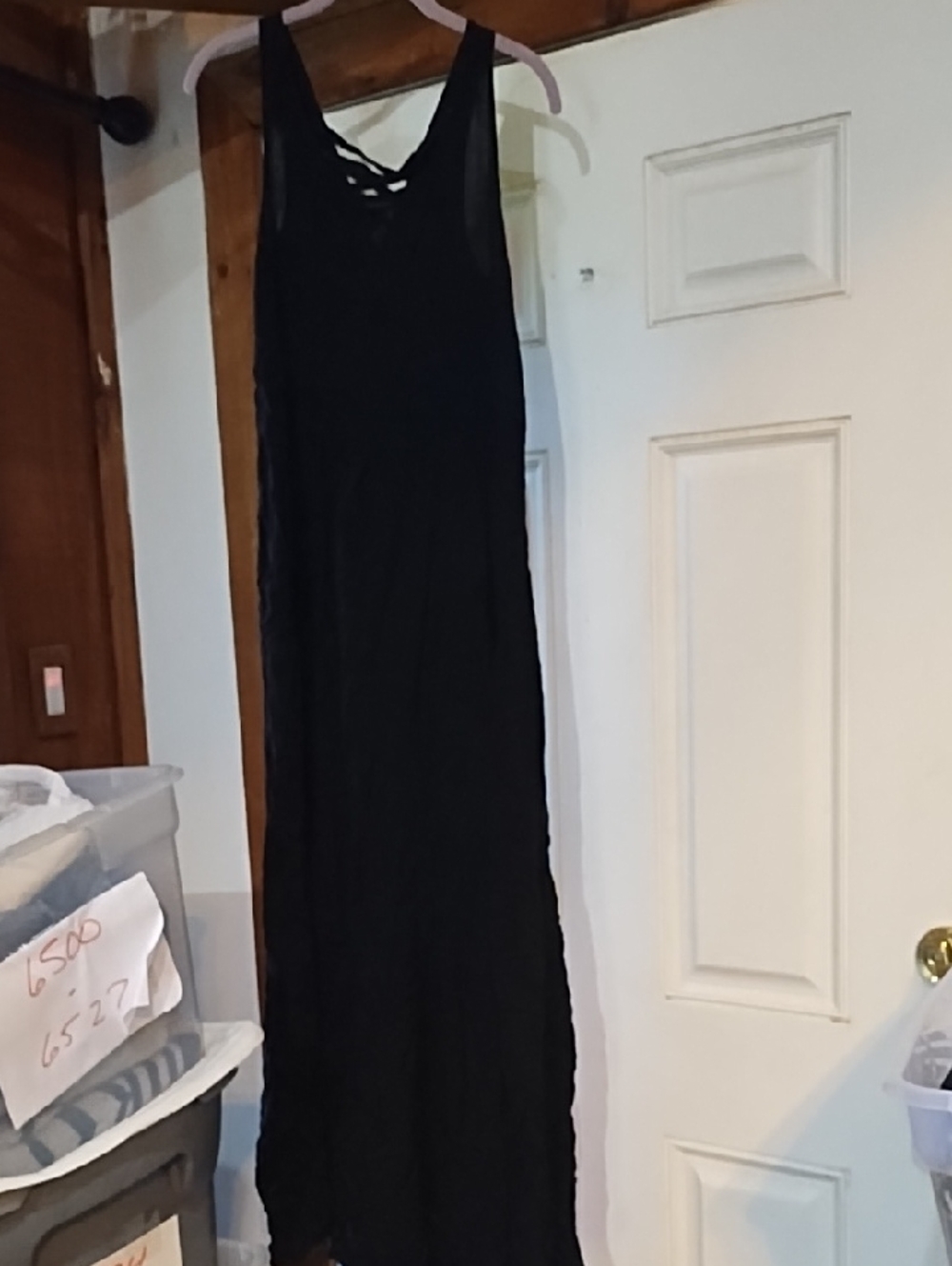 Black Sleeveless Maxi Dress - Classic Women's Long Dress